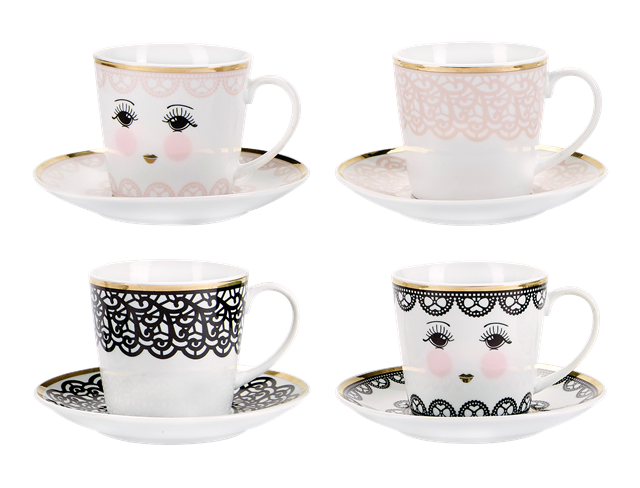 Miss Etoile Lace Coffee Mug - SAK Home