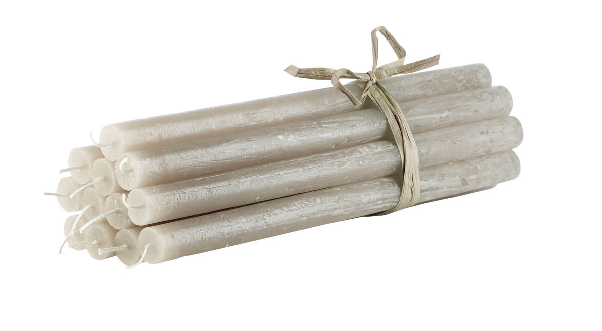 Rustic Stone Candles - Set of 6