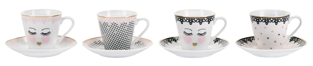 Miss Etoile Lace Espresso Set - SAK Home