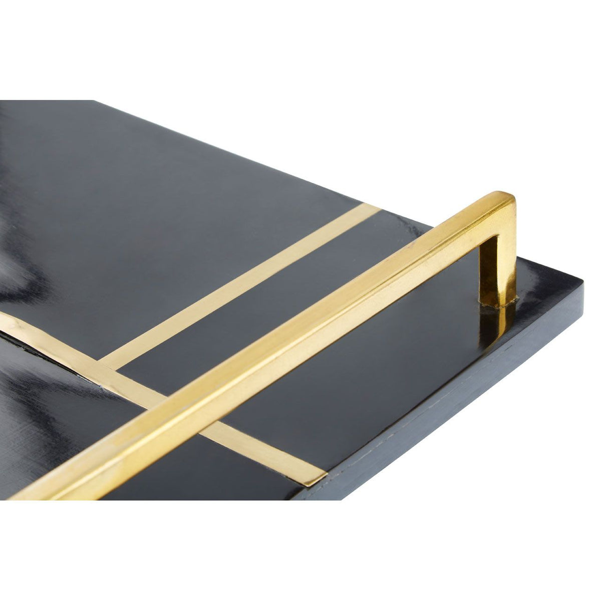 Ode Black & Gold Tray