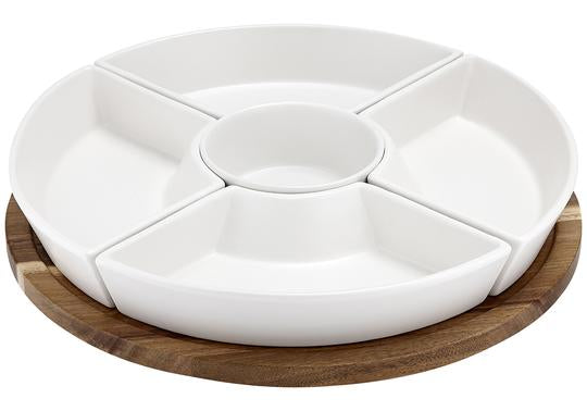 Essentials White Spinning Server