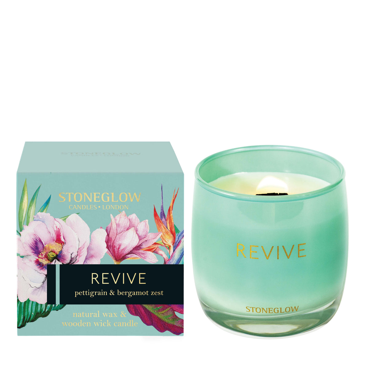 Stoneglow - Infusion Revive - Petitgrain & Bergamot Zest Scented Candle