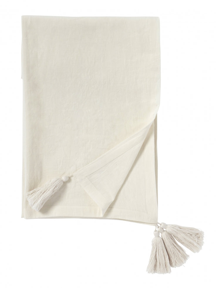 Table Cloth, Ivory - SAK Home