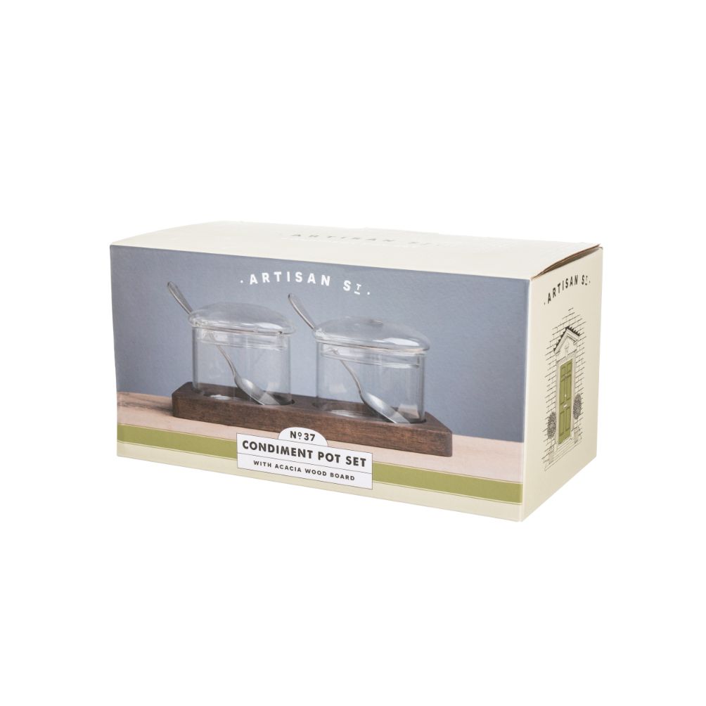 ARTISAN STREET CONDIEMENT POTS - SAK Home