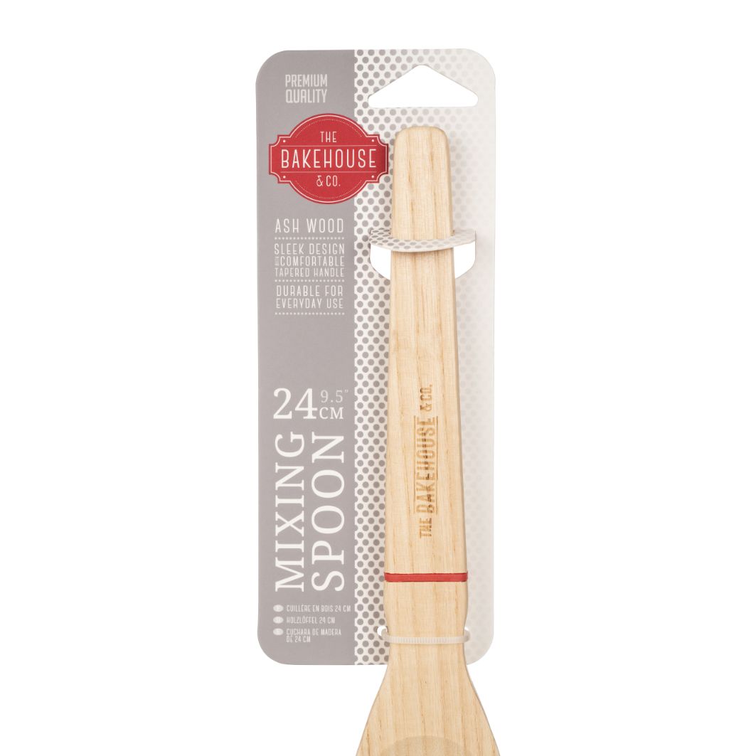 BAKEHOUSE ASH 24CM WOODEN SPOON - SAK Home