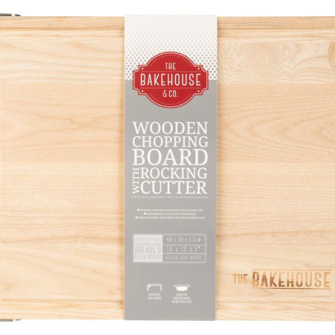 BAKEHOUSE ASH CHOPPING BOARD & ROCKER CUTTER - SAK Home
