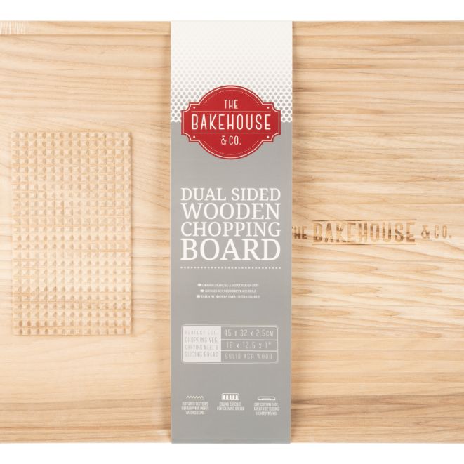 BAKEHOUSE LARGE ASH WOODEN CHOPPING BOARD - SAK Home