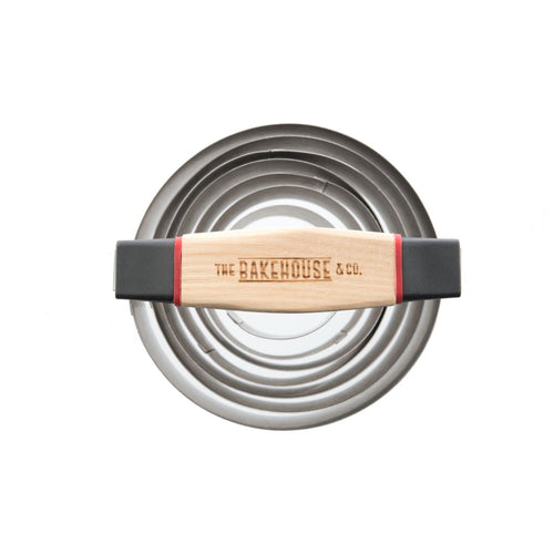 BAKEHOUSE 7 PCE S/S STRAIGHT EDGE COOKIE CUTTER SET - SAK Home