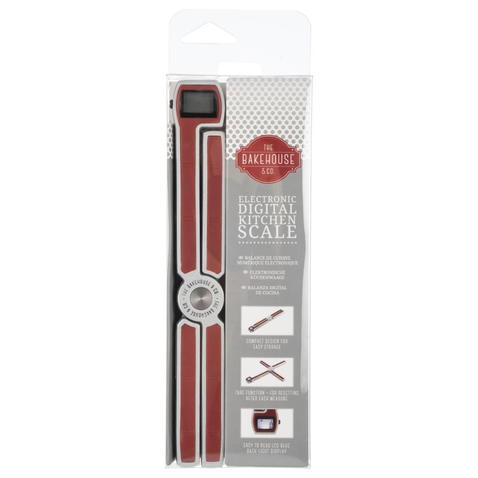 BAKEHOUSE FOLDING ELECTRONIC KITCHEN SCALE - SAK Home