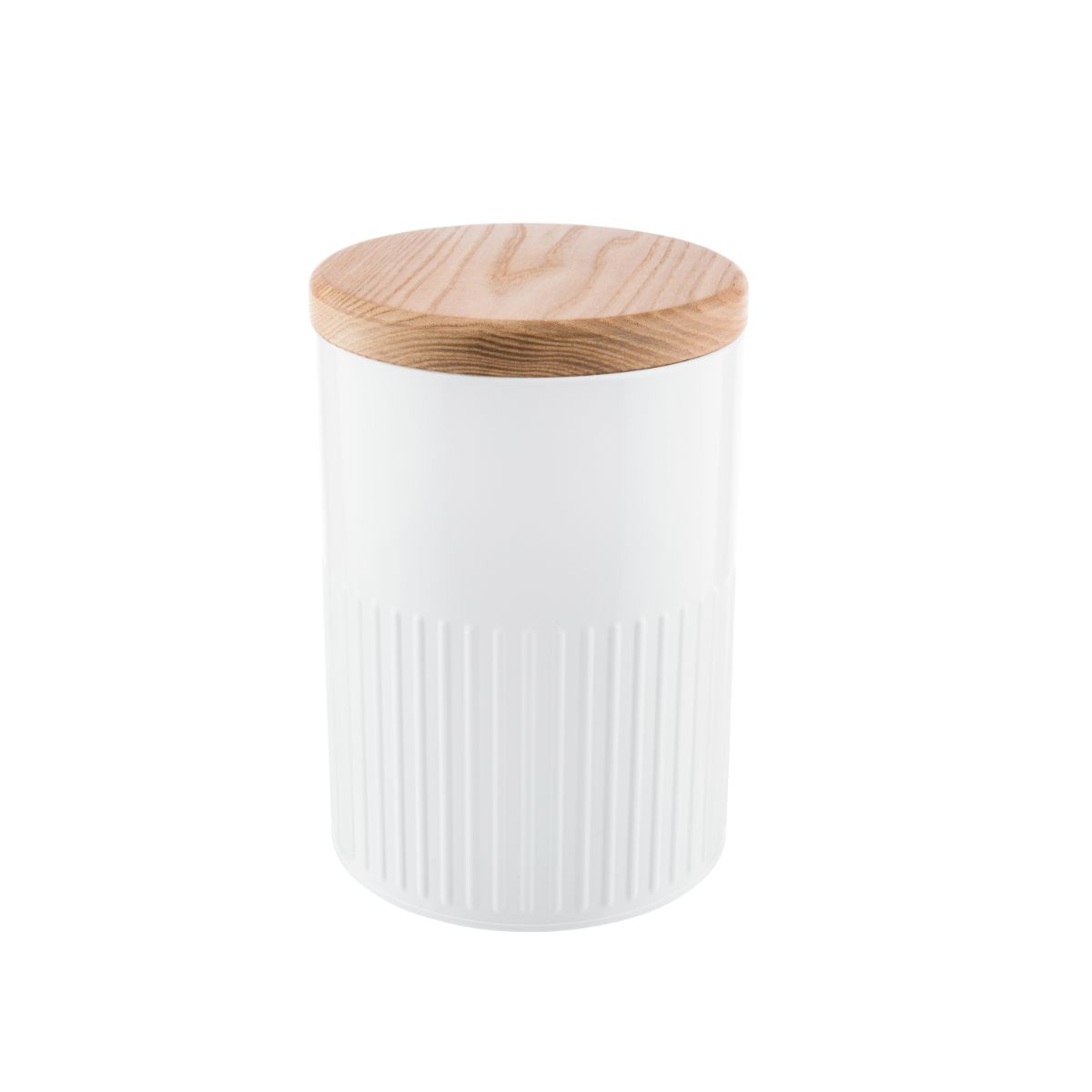 BAKEHOUSE LARGE ROUND STORAGE CANISTER - WHITE - SAK Home