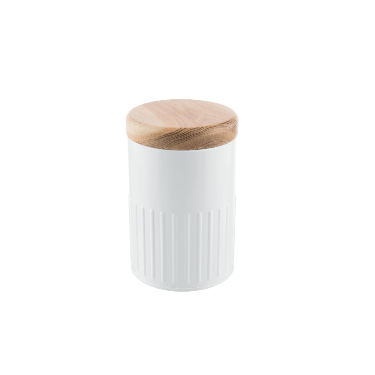 BAKEHOUSE MEDIUM ROUND STORAGE CANISTER - WHITE - SAK Home