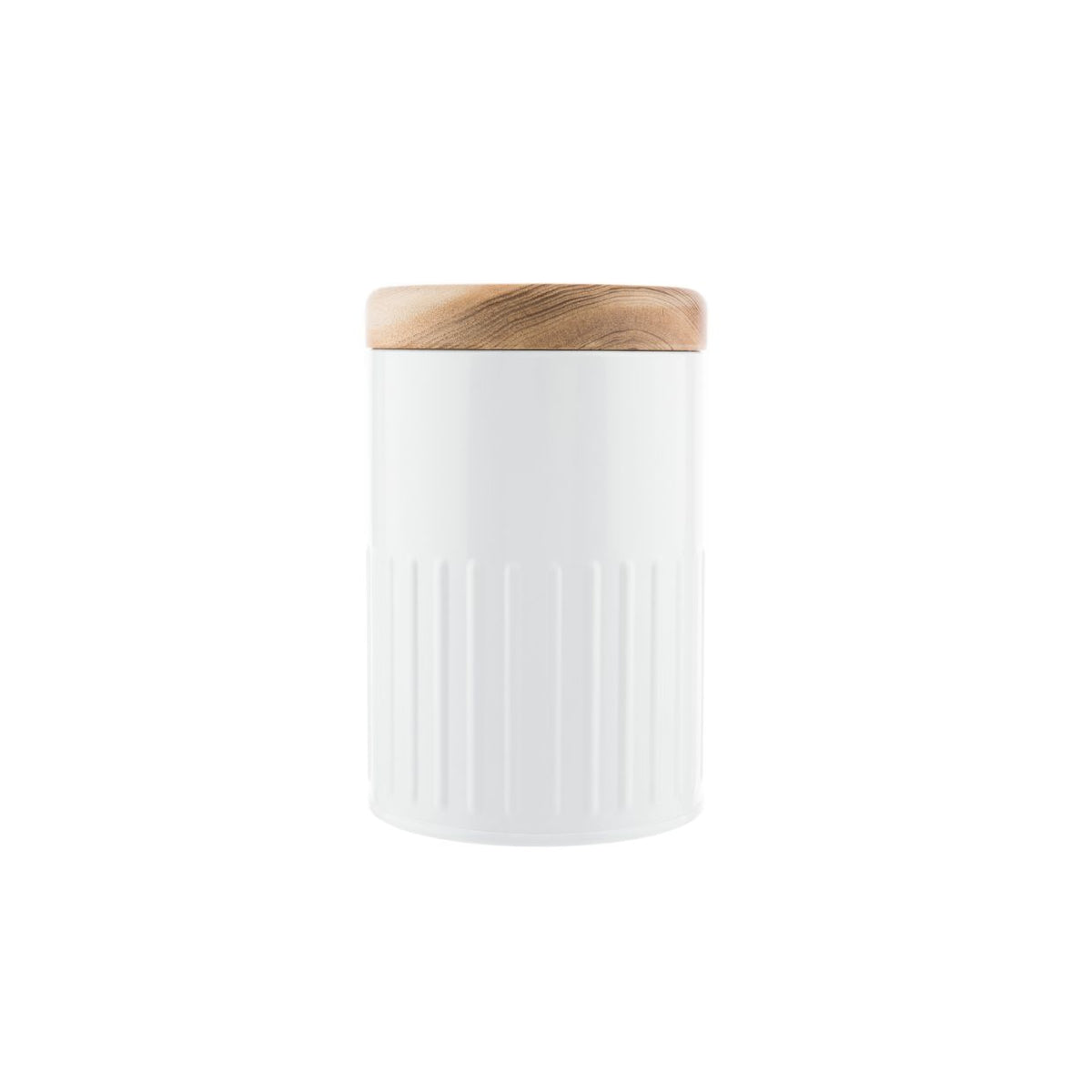 BAKEHOUSE MEDIUM ROUND STORAGE CANISTER - WHITE - SAK Home