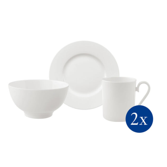 Villeroy & Boch Royal Breakfast Set for 2 - 6pcs