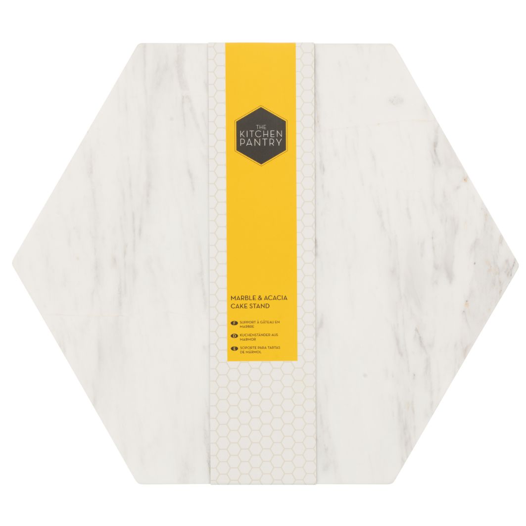 KITCHEN PANTRY MARBLE CAKE STAND - SAK Home