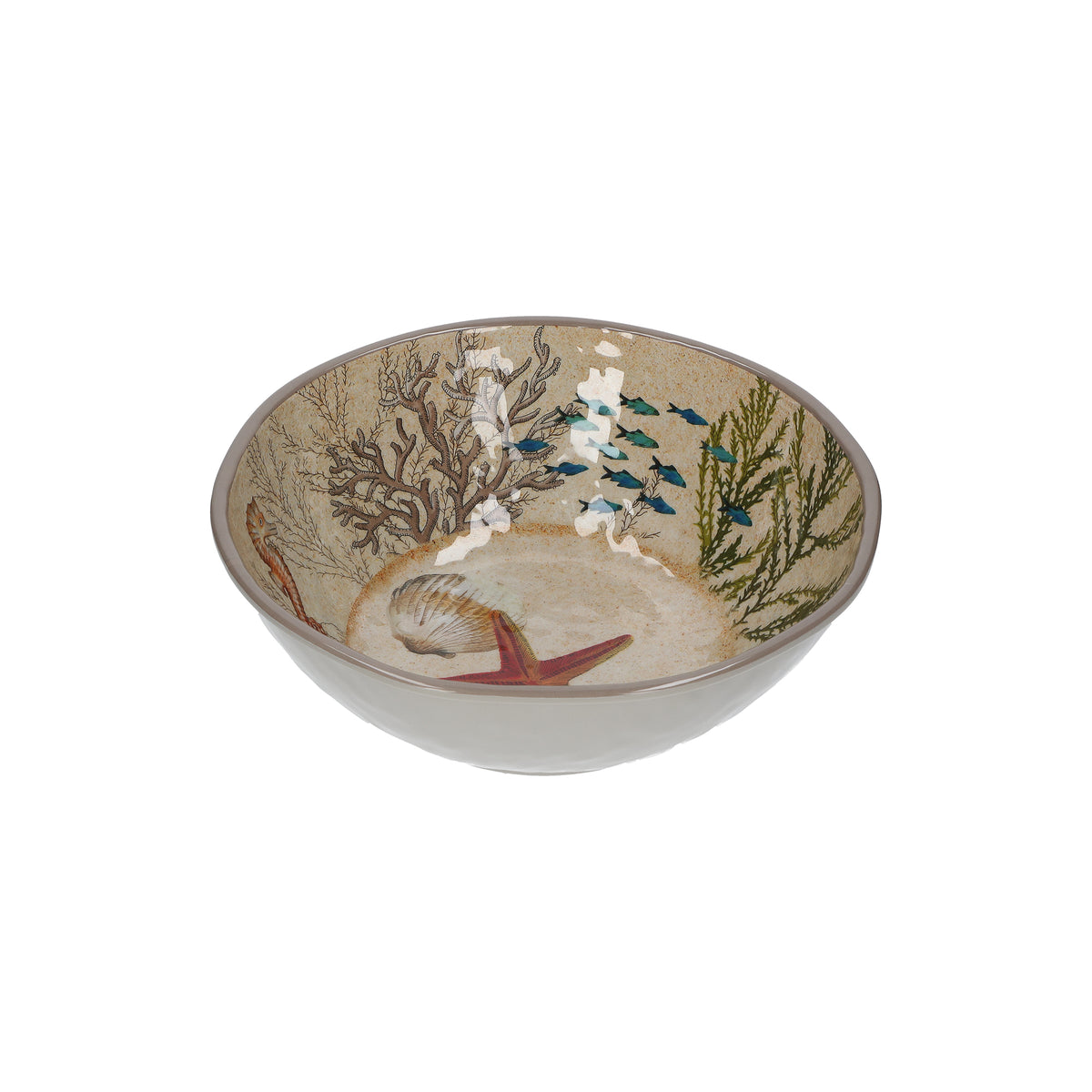 Rose & Tulipani - Sea Life Salad Bowl 100% Melamine 28cm