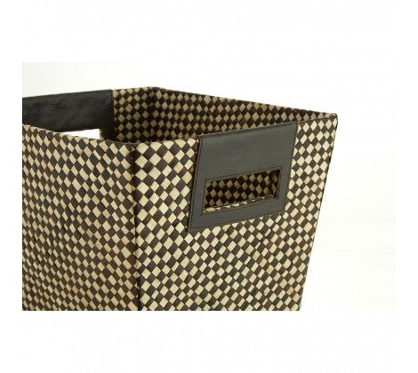 Pandanus Storage Baskets with Integrated Handles - Set of 3