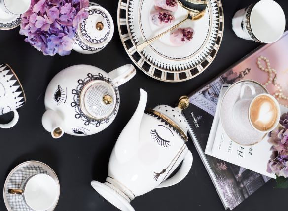 Miss Etoile Jug with Gold Handles