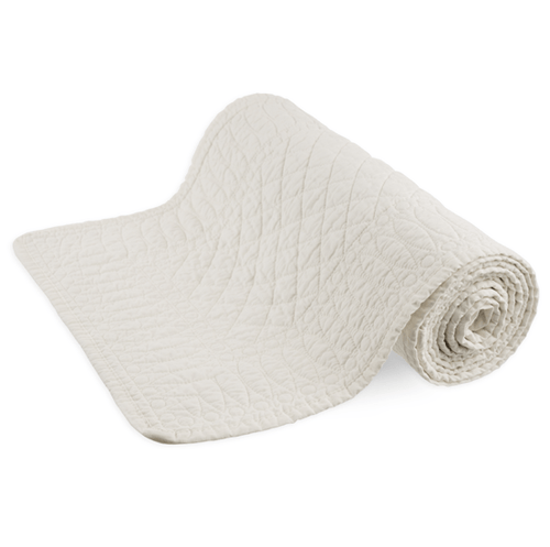 Mary Berry Signature Cotton Table Runner in Ivory - SAK Home