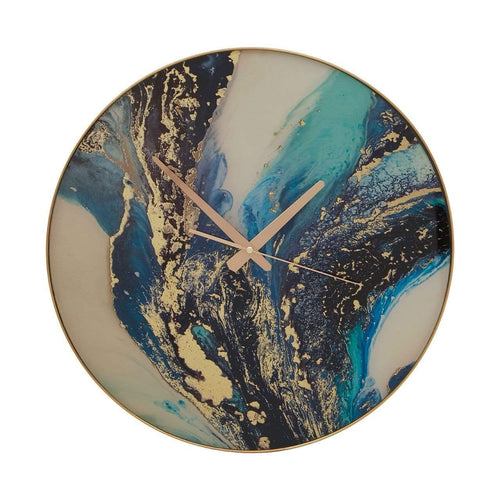 Selina Turquoise Wall Clock - SAK Home