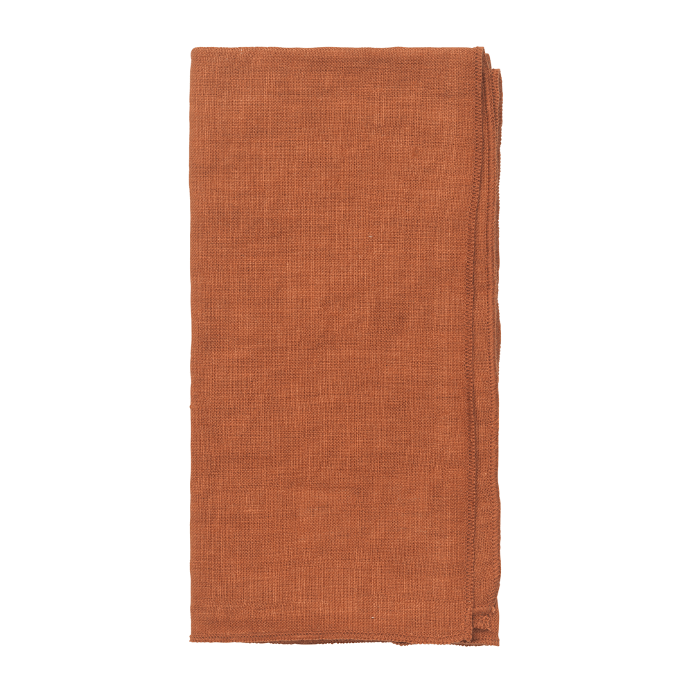 Linen Skagen Napkin - Terracotta - SAK Home