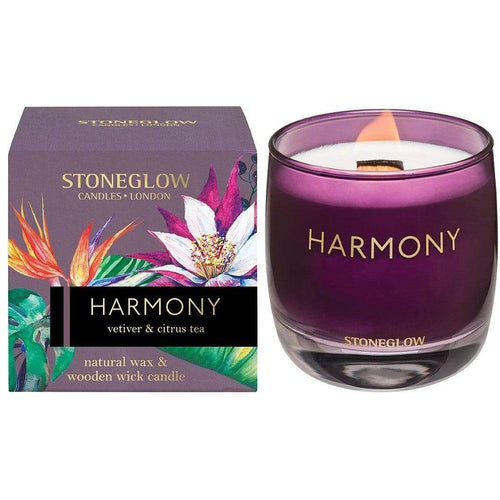 Vetiver & Citrus Tea Candle in Glass Harmony Tumbler - SAK Home