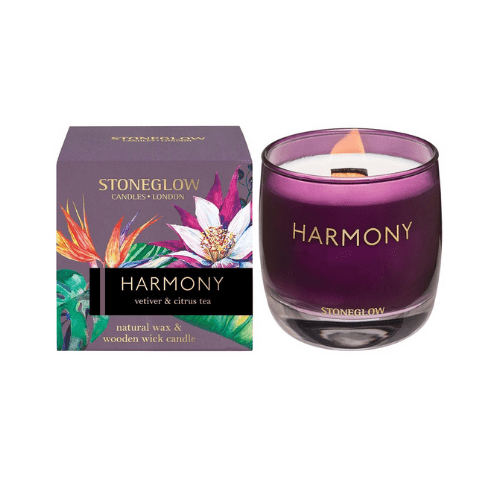 Vetiver & Citrus Tea Candle in Glass Harmony Tumbler - SAK Home