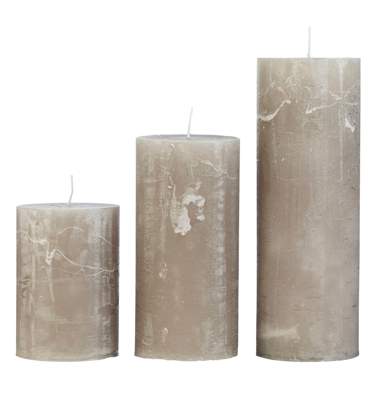 Rustic Stone Candle