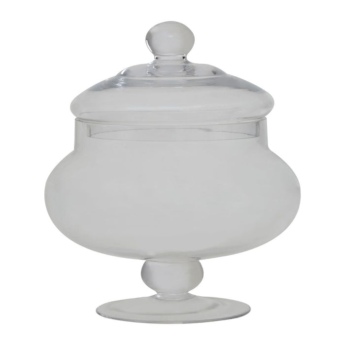 Clear Glass Candy Storage Jar - SAK Home