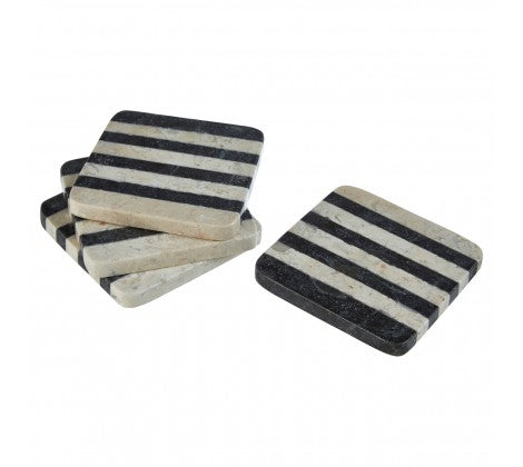 Sura Set of 4 Marble Coasters - SAK Home