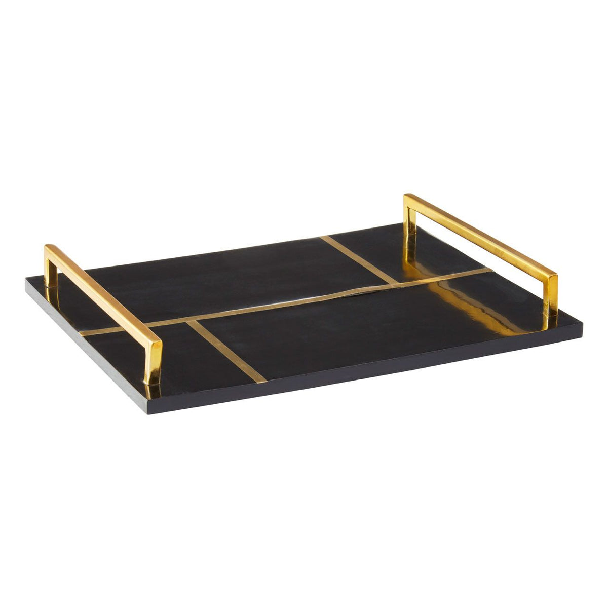 Ode Black & Gold Tray