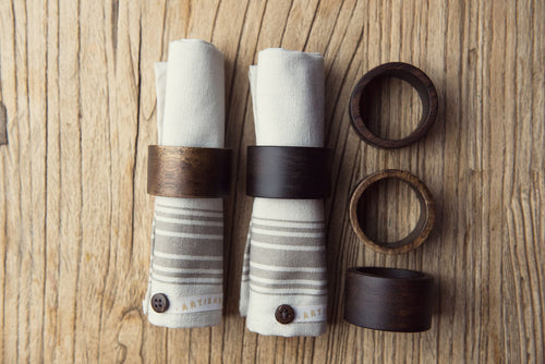 Artisan Street Napkin Ring - Set of 4