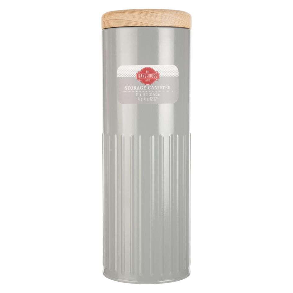 BAKEHOUSE TALL STORAGE CANISTER - GREY - SAK Home