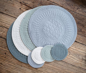 Mary Berry Set of 4 Signature Coasters in Ivory - SAK Home
