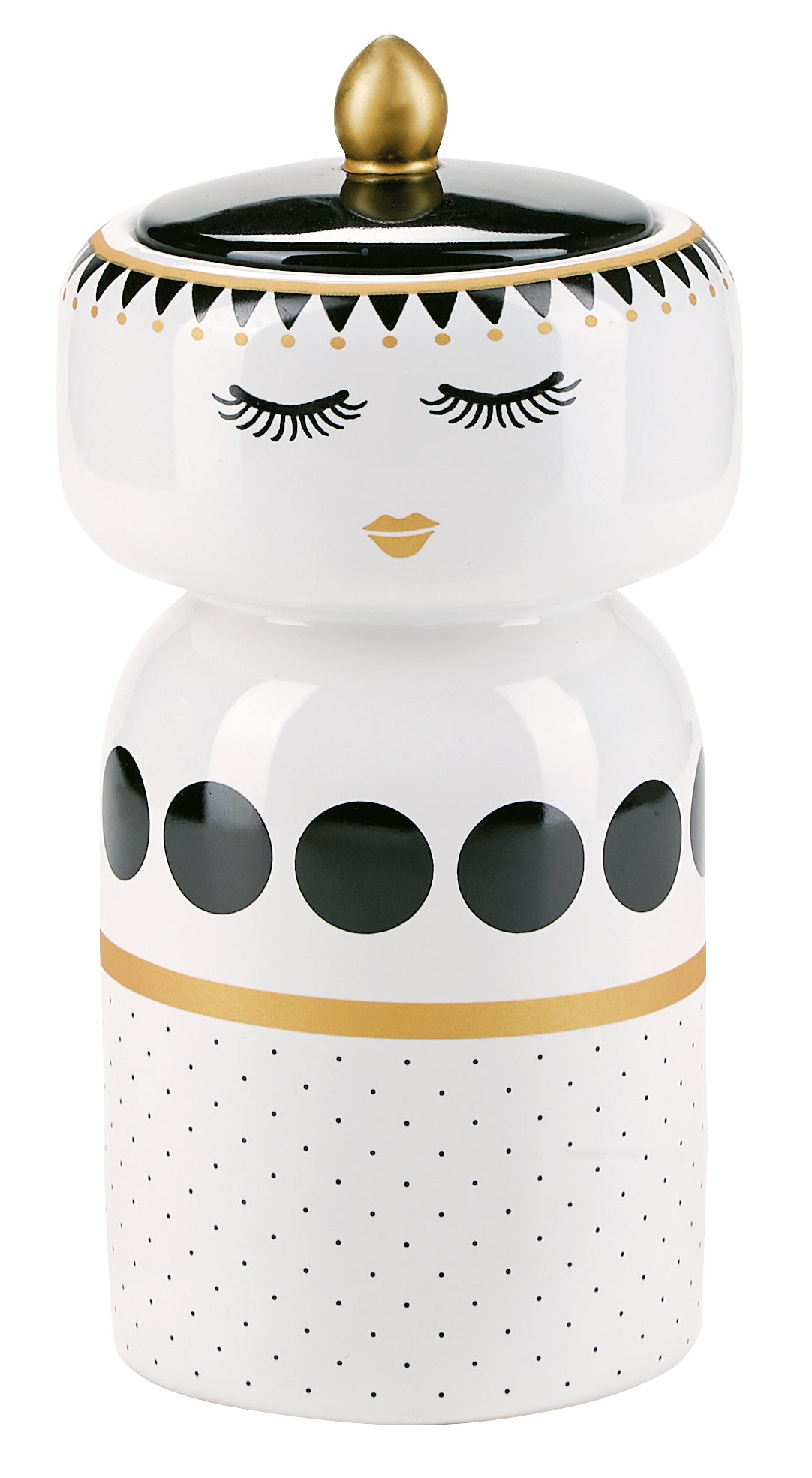 Miss Etoile Decorative Jar with Dots