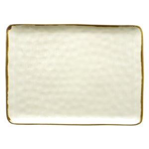 Rose & Tulipani - Concerto Avorio Rectangular Tray 27x19cm  -  Available in 6 Colours