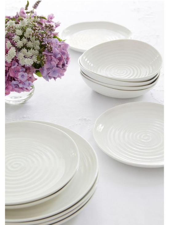 Sophie Conran for White Porcelain Coupe Twelve Piece Set