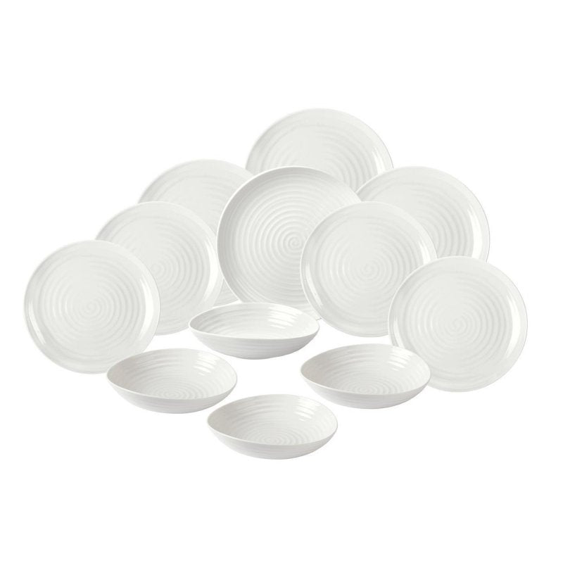 Sophie Conran for White Porcelain Coupe Twelve Piece Set
