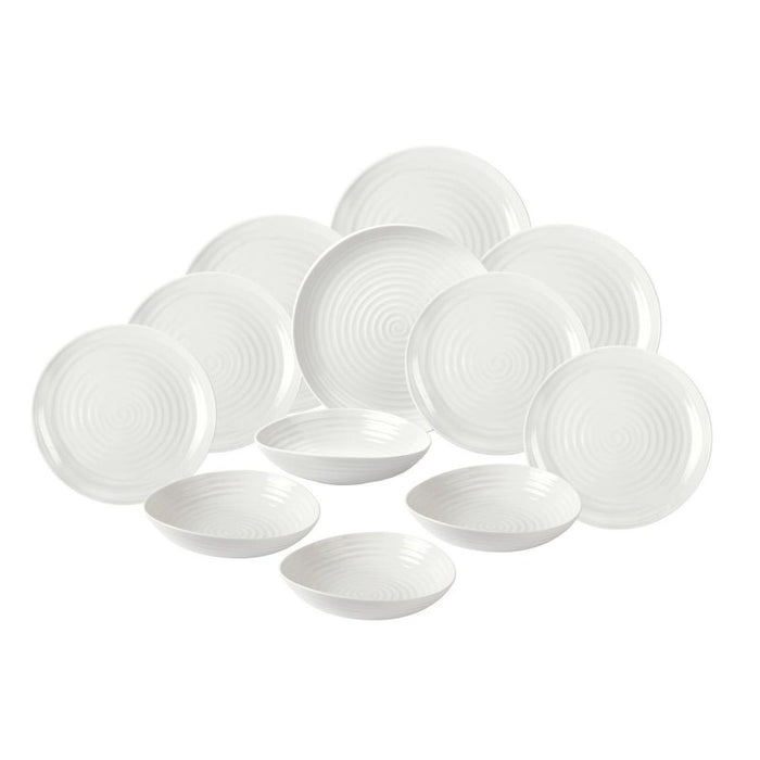 Sophie Conran for White Porcelain Coupe Twelve Piece Set - SAK Home