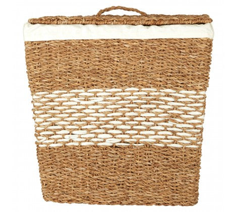 Tapered Seagrass Basket with Lid - SAK Home